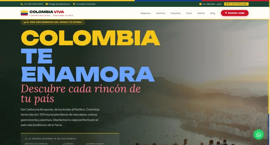 Colombia Viva — Turismo Nacional