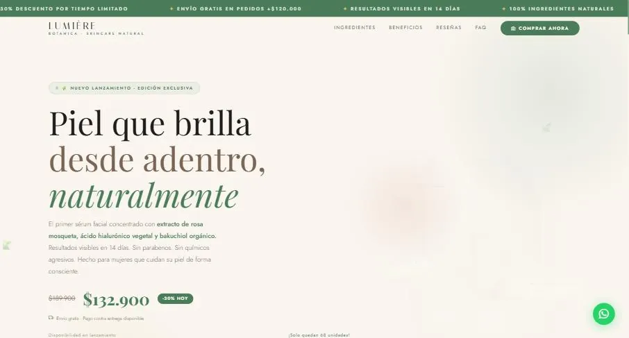 Lumière Botanica — Sérum Facial